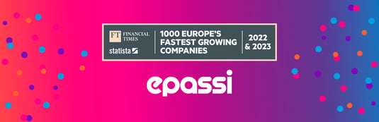 Epassi’s impressive growth awarded by Financial Times, second year in a row.